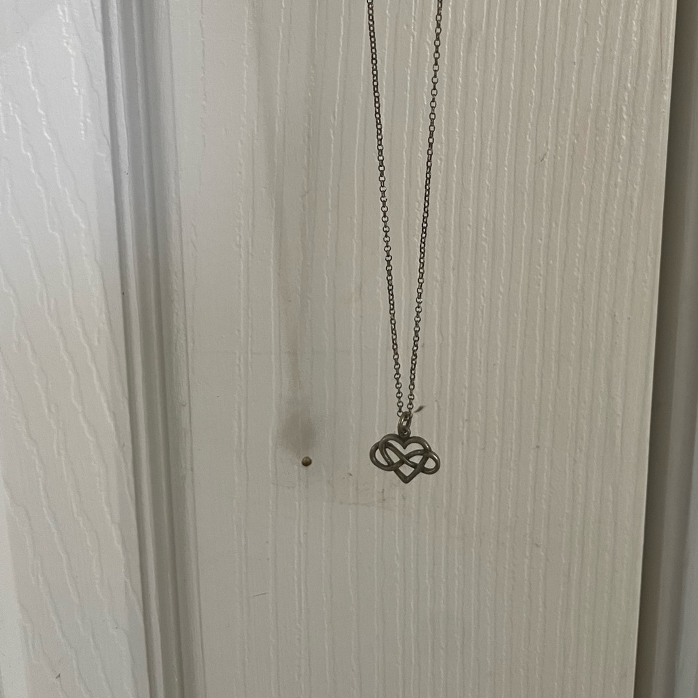 Infinity heart necklace
